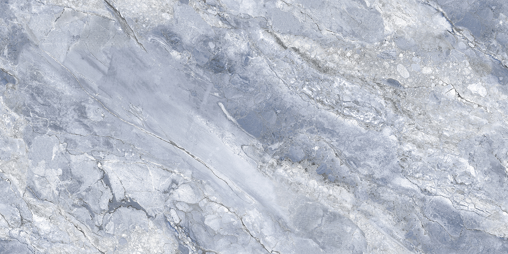 Керамогранит Ocean Gorgeous Blue Керамогранит голубой 60х120 Полированный / коллекция Ocean Gorgeous Blue / производитель Ceradim / страна Индия