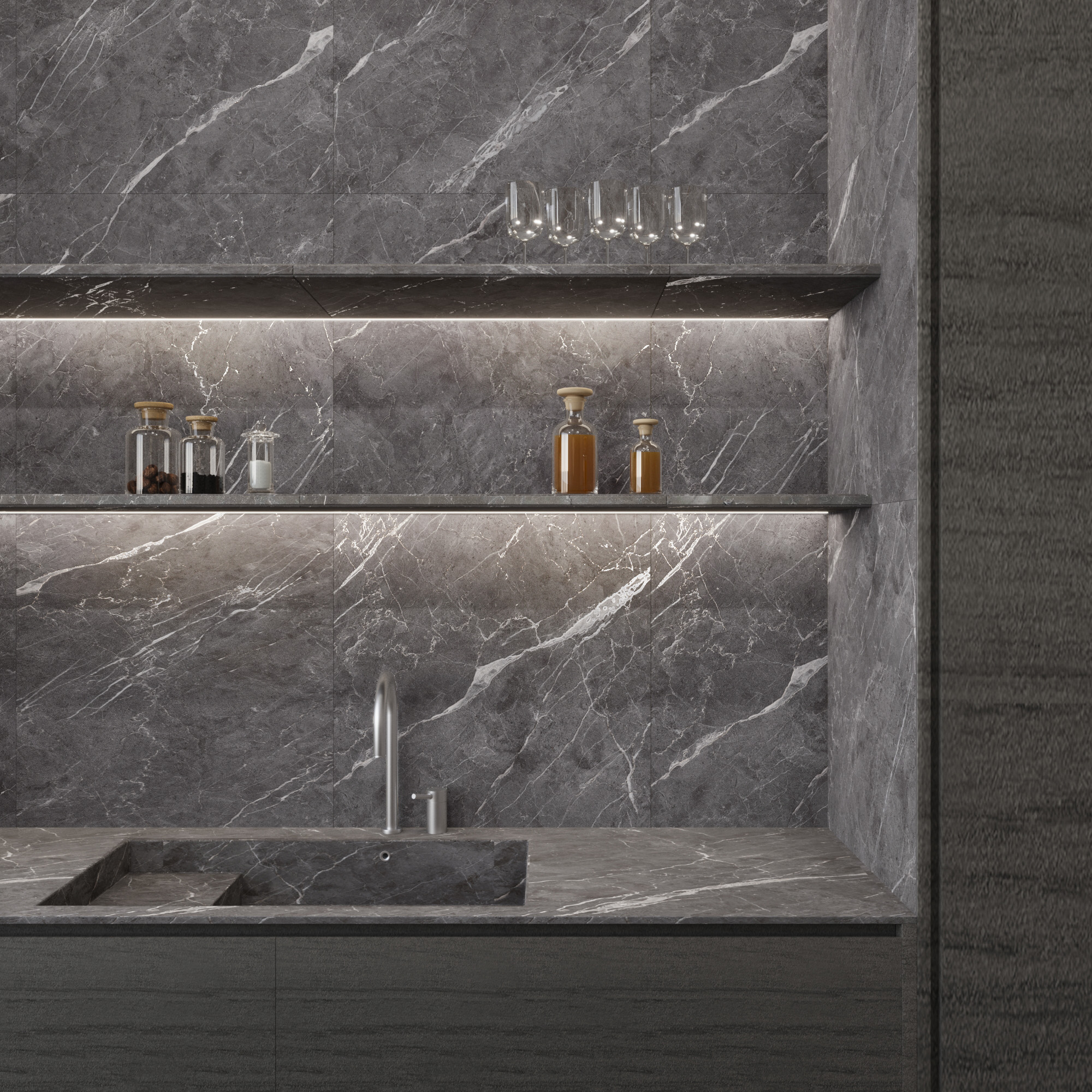 Керамогранит ESPERIA GRIGIO / коллекция arcadiaceramica / производитель Arcadia Ceramica / страна Индия