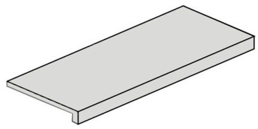 Керамогранит 620070001188 Ступень г-образная DRIFT LIGHT GREY SCAL FRONT 33x120 см / коллекция DRIFT/ДРИФТ ATLAS CONCORDE / производитель Atlas Concorde Russia / страна Россия