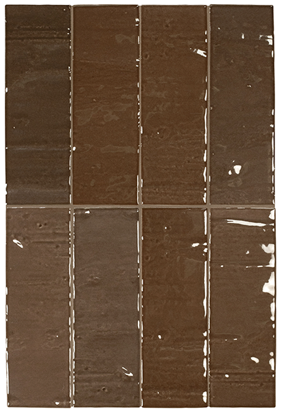 Керамическая плитка Плитка керамическая настенная 33117 MAREA Seal Brown 5х15 см / коллекция Marea / производитель Equipe / страна Испания