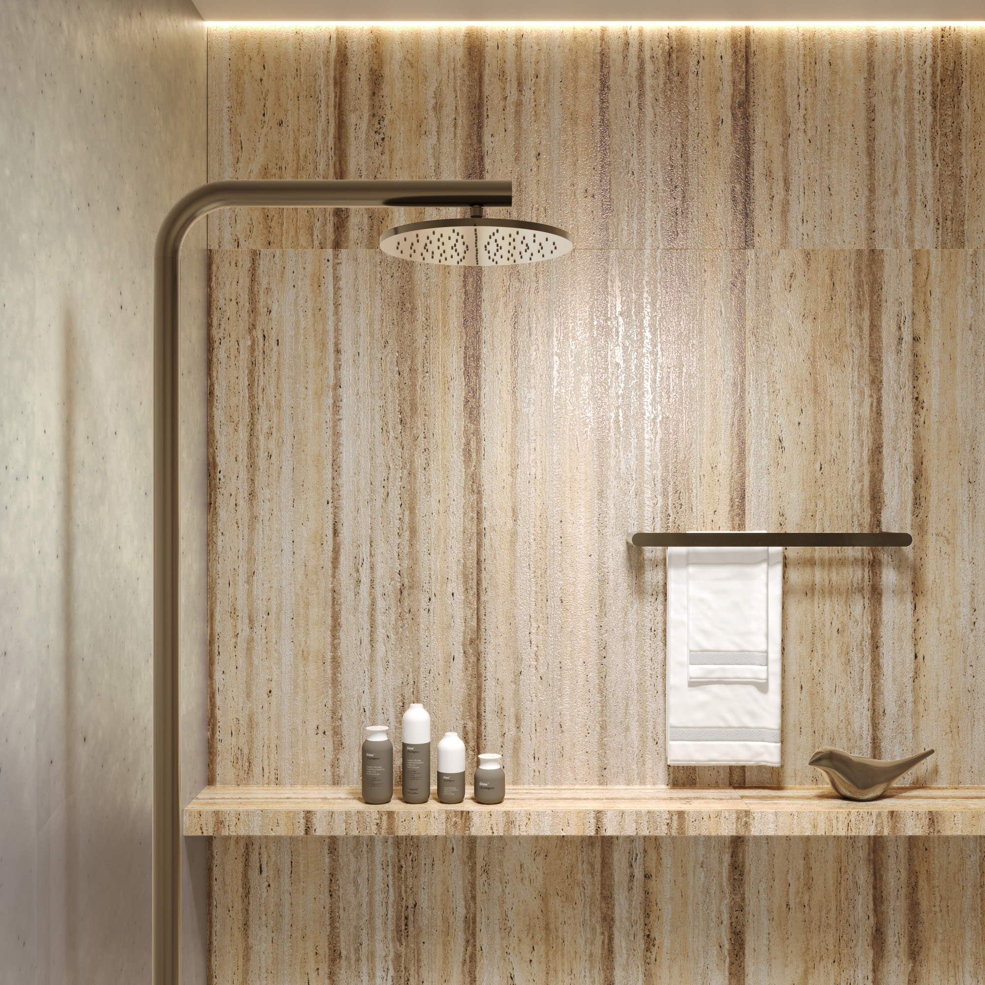 Керамогранит ROCK TRAVERTINO BEIGE / коллекция arcadiaceramica / производитель Creanza / страна Индия