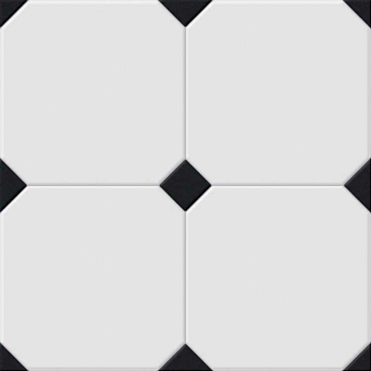 Керамогранит Керамогранит BETERA Black-White Satin 33,3x33,3 / коллекция Betera EL MOLINO / производитель El Molino / страна Испания