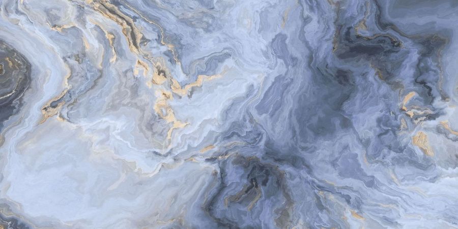 Керамическая плитка Керамогранит Ambassador 60x120 Arabesque Blue Polished 60x120 / коллекция Ambassador 60x120 / производитель Neodom / страна Индия