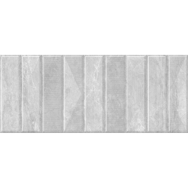 Керамогранит Декор Cameo grey серый 25х60 (6шт) / коллекция Cameo 25х60 NEW 2024 / производитель Gracia Ceramica / страна Россия