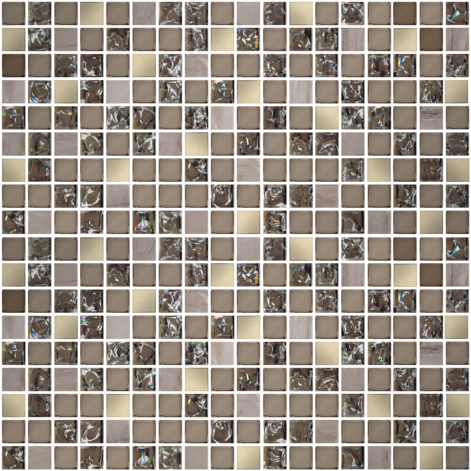 Керамическая плитка Мозаика 30*30 PANDORA LATTE / коллекция ПАНДОРА AZORI / производитель AZORI / страна Россия