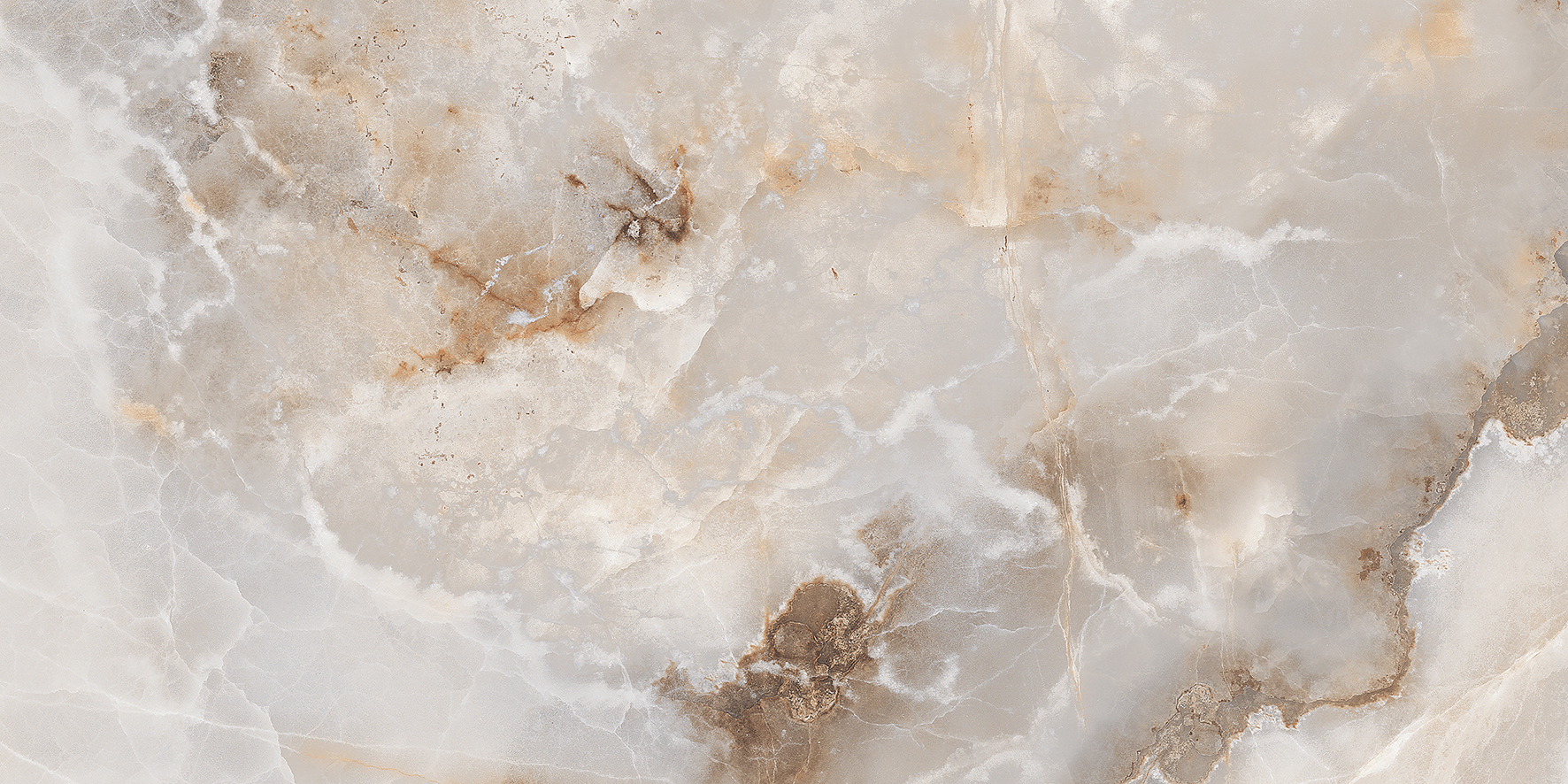 Керамогранит Onyx Magic Brown Керамогранит серо-коричневый 60х120 Полированный / коллекция Onyx Magic Brown / производитель Ceradim / страна Индия