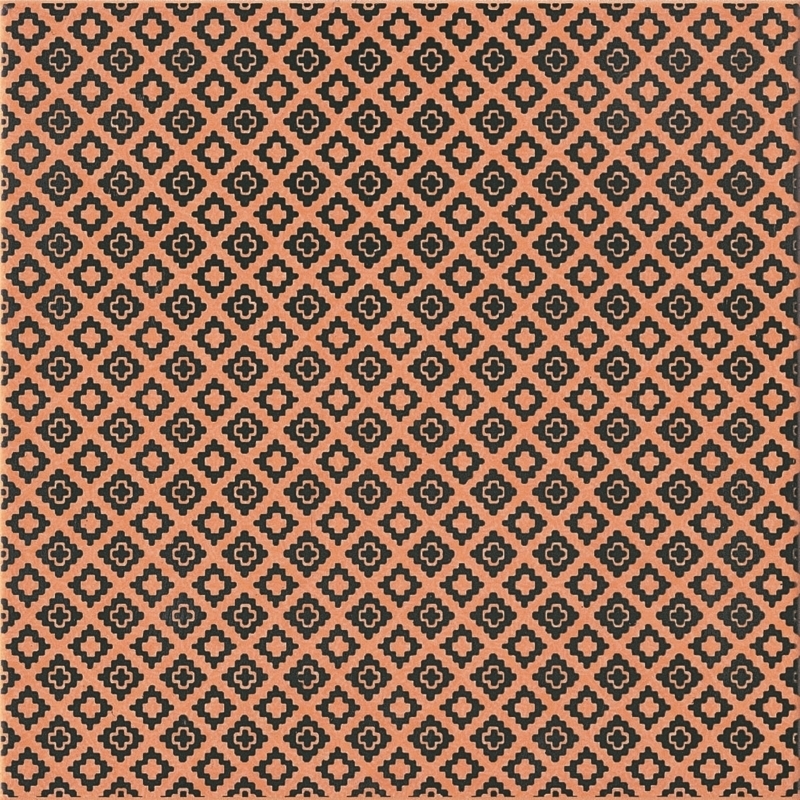 Керамогранит Декор керамич. FANCY ORANGE PATTERN PLATINUM,  8мм, 20x20 / коллекция Fancy / производитель Atlas Concorde Italy / страна Италия