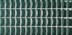 135551 Плитка 3D BARS BEVEL EMERALD GLOSS 12,5x25 см
