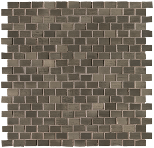 Керамогранит Мозаика BRICKELL BROWN BRICK MOS.GLOSS,  8.5мм, 30x30 (fNWP) / коллекция Brickell / производитель Fap Ceramiche / страна Италия