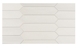 27481 Плитка LANSE WHITE 5x25 см