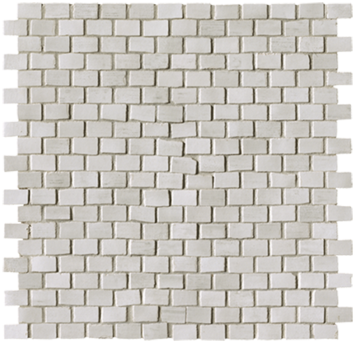 Керамогранит Мозаика BRICKELL WHITE BRICK MOS.GLOSS,  8.5мм, 30x30 (fNWR) / коллекция Brickell / производитель Fap Ceramiche / страна Италия