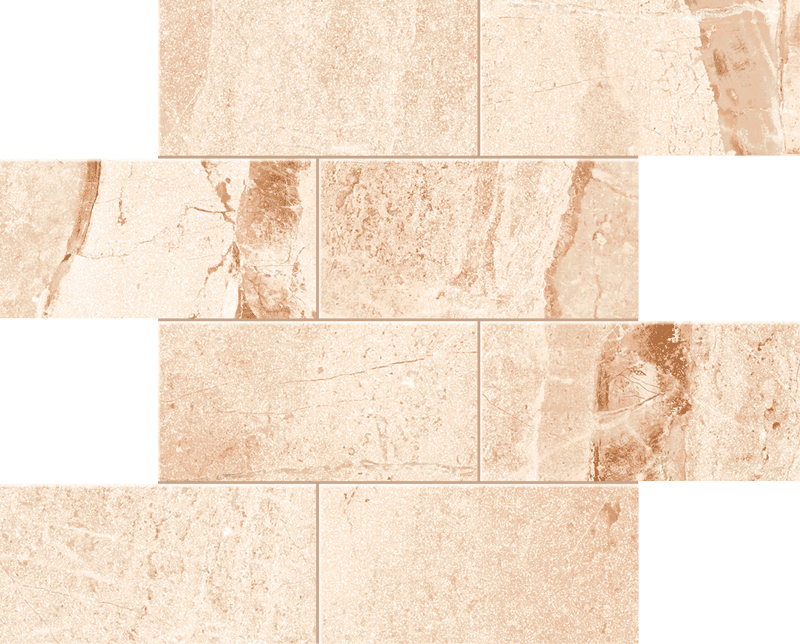 Керамическая плитка Мозаика GLv2 Bricks Big 28,6x35 сатин. / коллекция Glatcher / производитель Эстима / страна Россия