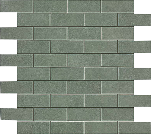 Керамогранит Мозаика BOOST SAGE MINIBRICK,  8.5мм, 30.5x30.5 (9BMM) / коллекция BOOST / производитель Atlas Concorde Italy / страна Италия