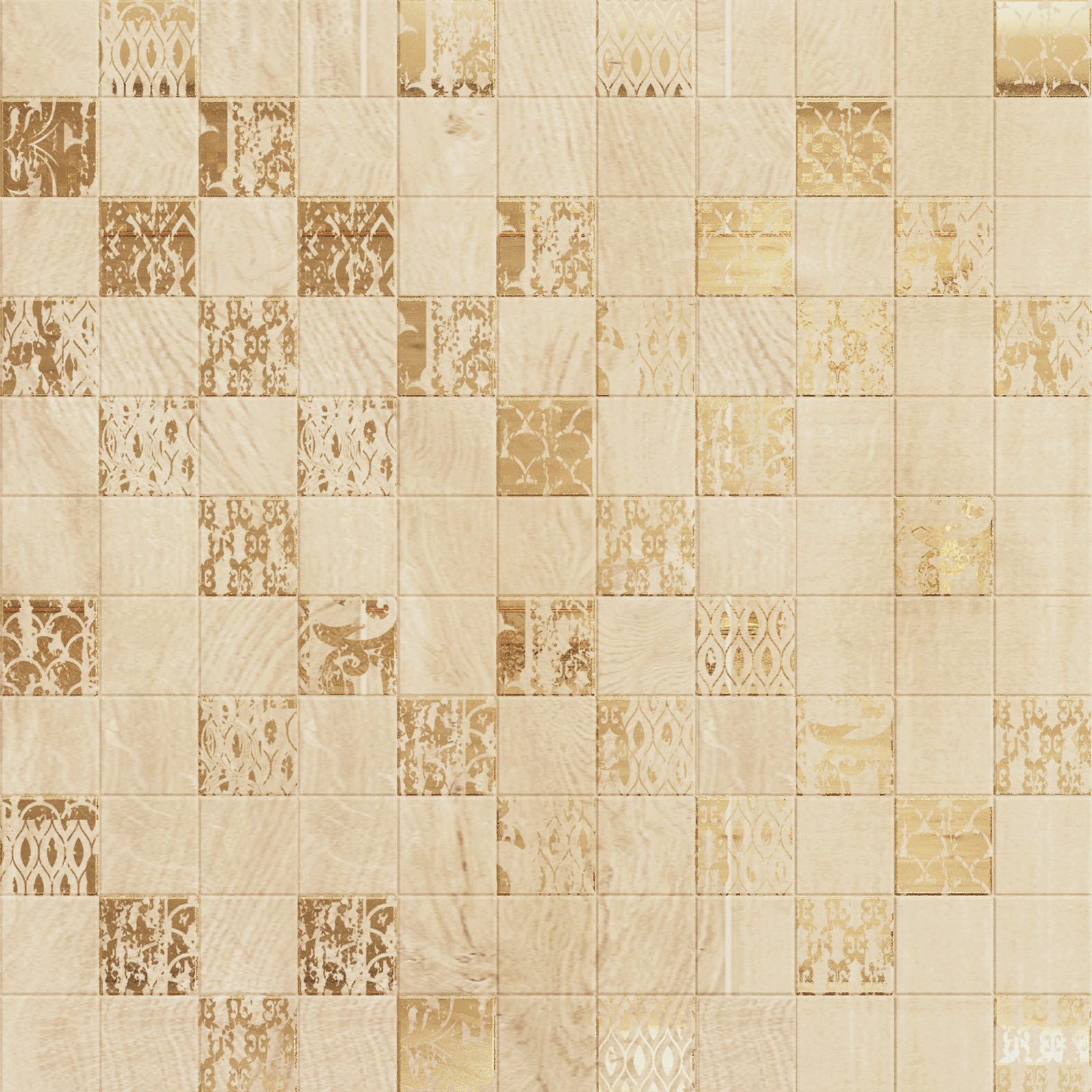 Керамическая плитка Mosaic Gold Vesta DW7MGV11 Декор 305х305 (10 шт в уп) / коллекция Imprint AltaCera / производитель AltaCera / страна Россия