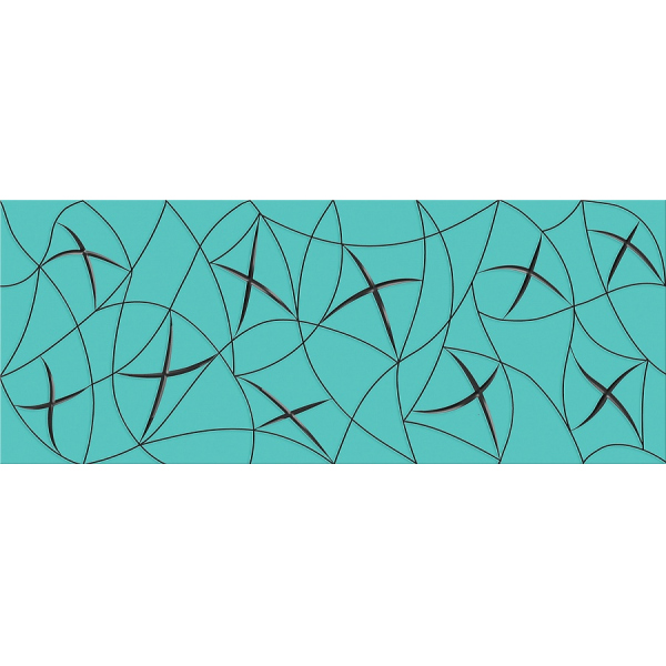 Керамогранит Vela Tiffani «Stella» 20,1х50,5 (13шт) декор / коллекция VELA 20.1x50.5 / производитель AZORI / страна Россия