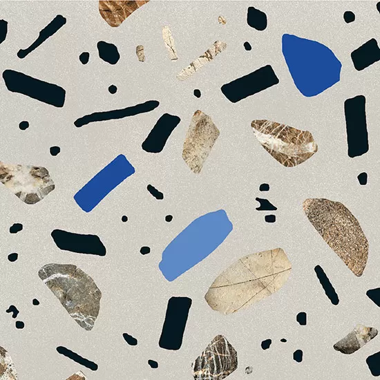 Керамогранит GHX603R КерГранит FIO GHIAIA MAXI GRIGIO RET 60x60 см / коллекция FIO Ghiaia FIORANESE / производитель FIORANESE / страна Италия