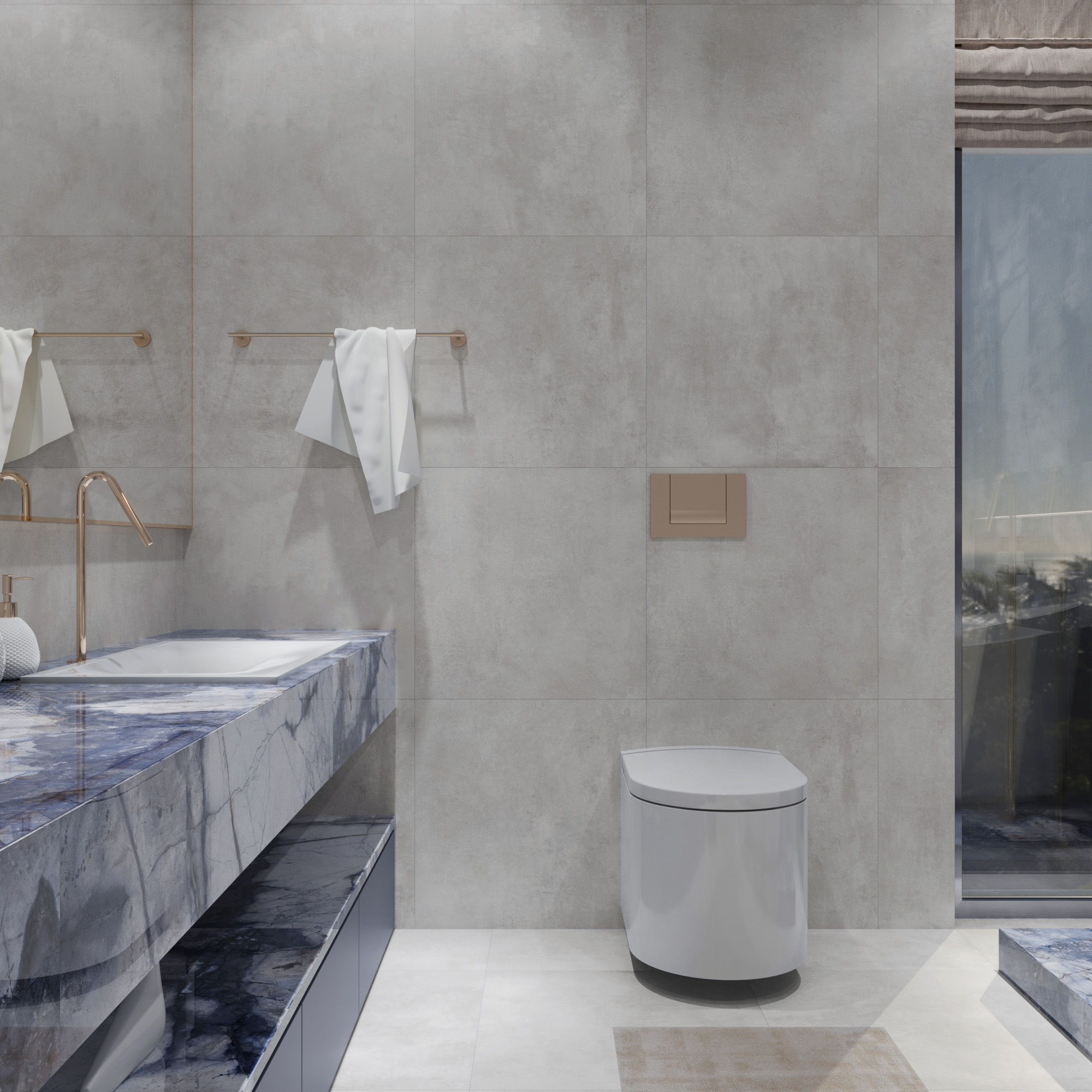 Керамогранит CEMENTUM LIGHT GREY / коллекция arcadiaceramica / производитель Arcadia Ceramica / страна Индия