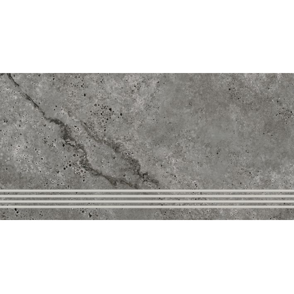 Керамогранит Ступень Киплинг темно-серый (6860-0075) 30х60 ( 5 шт.) керамогранит / коллекция КИПЛИНГ LASSELSBERGER / производитель LB-CERAMICS / страна Россия