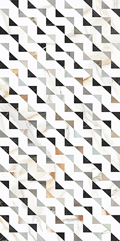 Керамогранит Плитка нап. керамич. LUCE GREY DECORO TRILUSSO RET.,  10мм, 60x120 (6001285) / коллекция LUCE VALLELUNGA / производитель VALLELUNGA / страна Италия