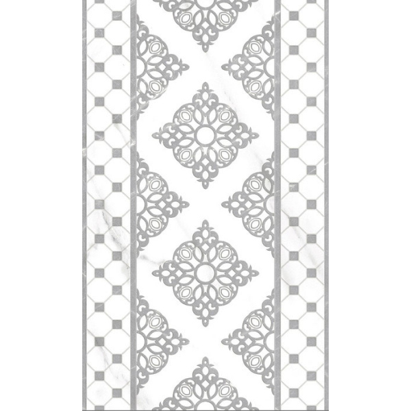 Керамогранит Декор Elegance grey серый 01 30х50 (6шт) / коллекция Elegance 30х50 / производитель Gracia Ceramica / страна Россия