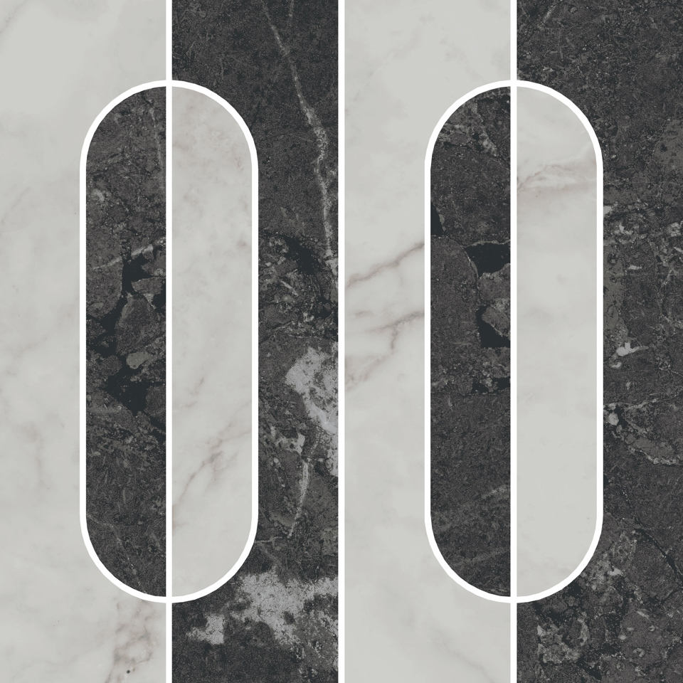 Керамогранит Плитка из керамогранита Kerama Marazzi Тубкаль 30X30 черный (KMD2HID013GR) / коллекция Тубкаль KЕRАМА МАRАZZI / производитель Kerama Marazzi / страна Россия