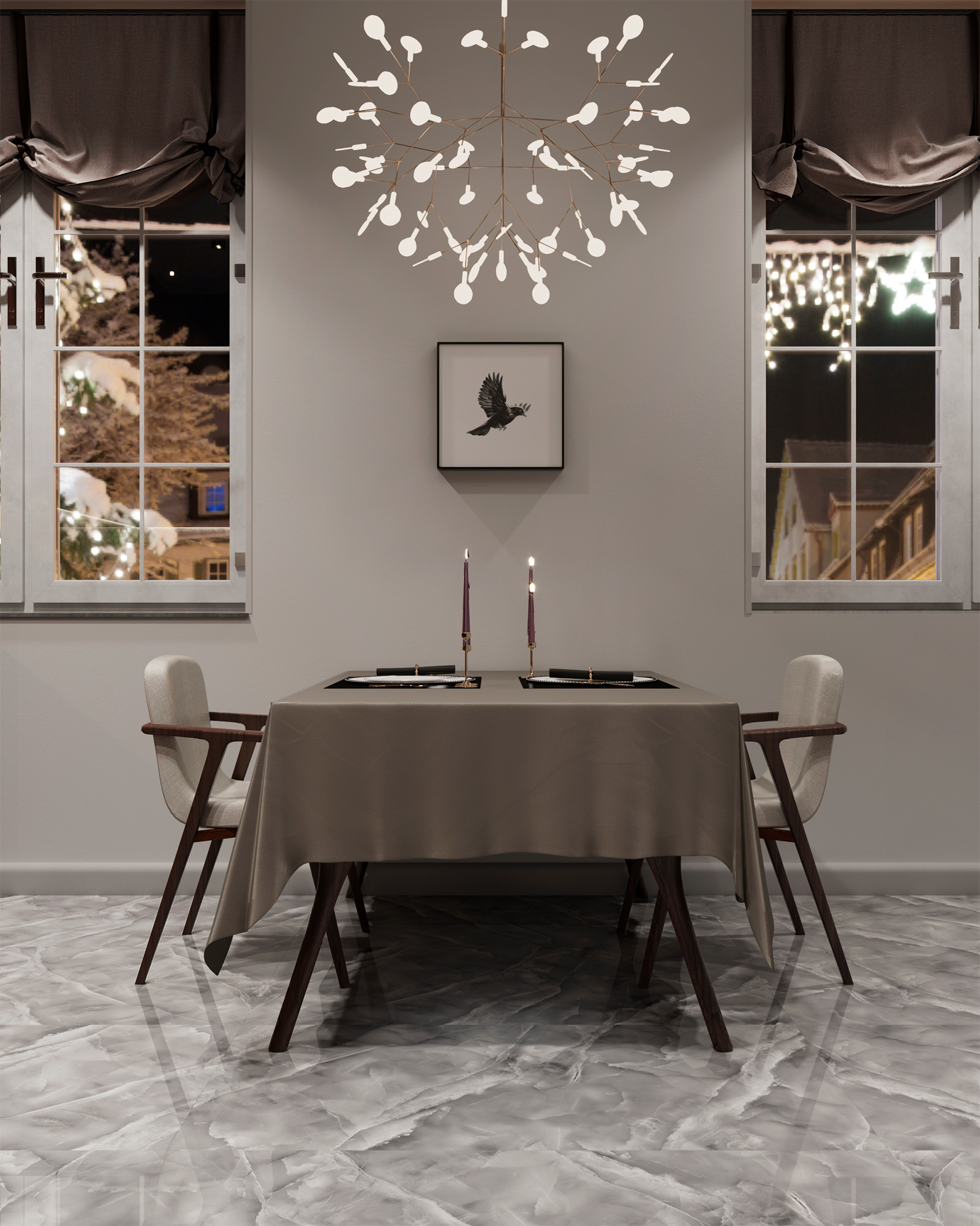 Керамогранит BAIKAL GREY / коллекция arcadiaceramica / производитель Arcadia Ceramica / страна Индия