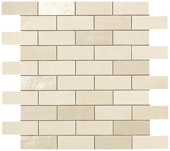 Керамогранит Мозаика EWALL WHITE MINIBRICK,  8.5мм, 30.5x30.5 (9EMW) / коллекция EWALL / производитель Atlas Concorde Italy / страна Италия