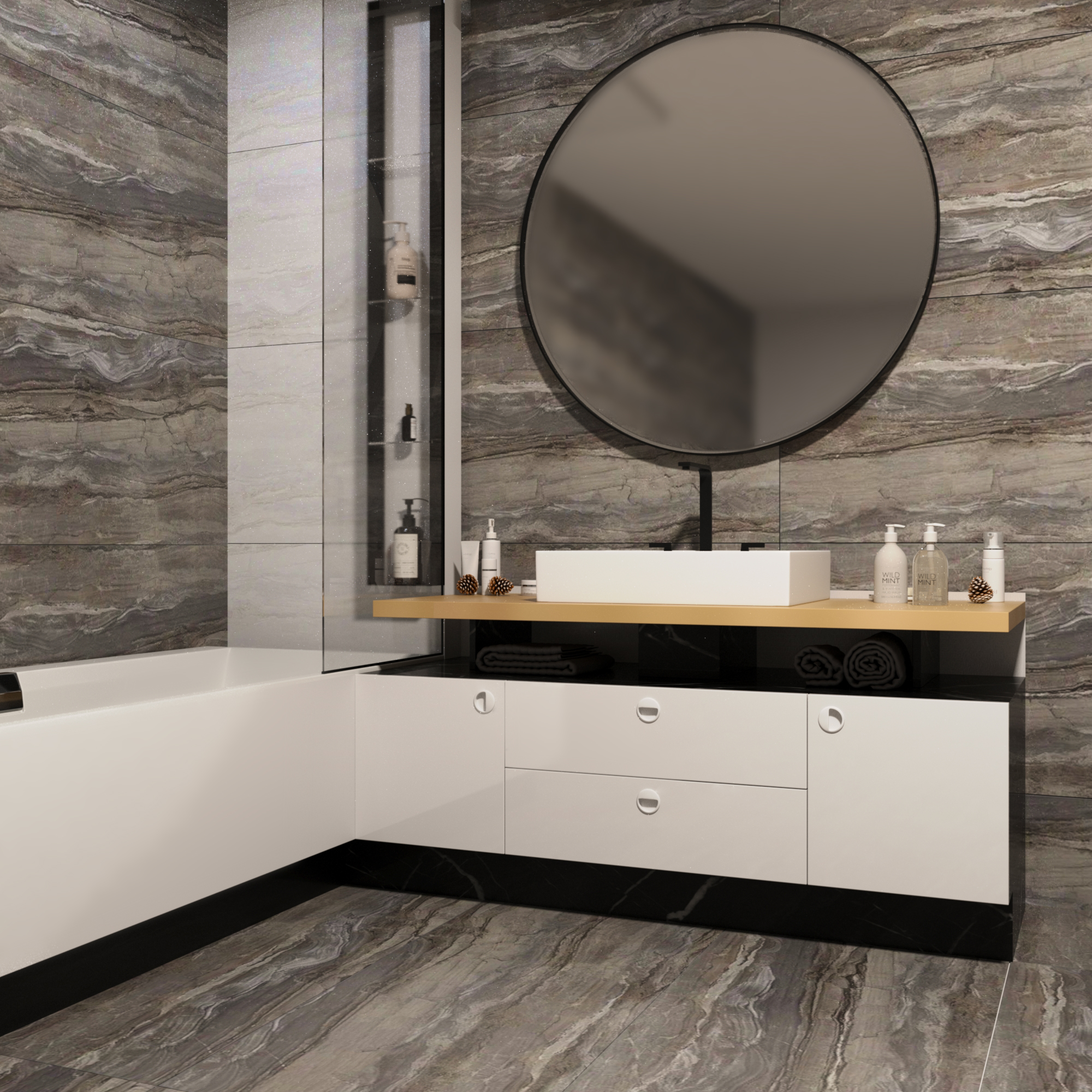 Керамогранит Керамогранит Queen Nile River Sunset Carving / коллекция  / производитель buonoceramica / страна 