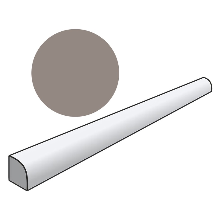 Керамическая плитка 31223 Спецэлемент HOPP JOLLY TAUPE 1,2x20 см / коллекция HOPP / производитель EQUIPE CERAMICAS / страна Испания