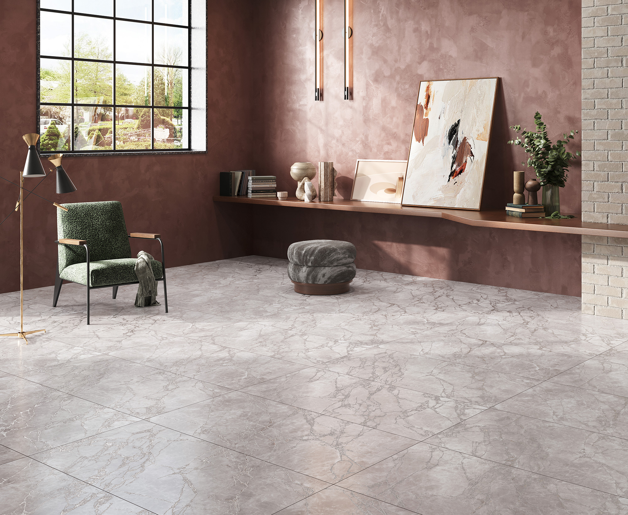 Керамогранит ARCTIC GREY LAPPATO / коллекция arcadiaceramica / производитель Arcadia Ceramica / страна Индия