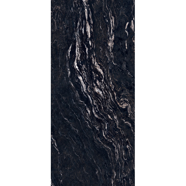 Керамогранит Керамогранит SENSI GEMS TITANIUM BLACK  LUX+ RET 120X270 / коллекция SENSI GEMS ABK / производитель ABK / страна Италия