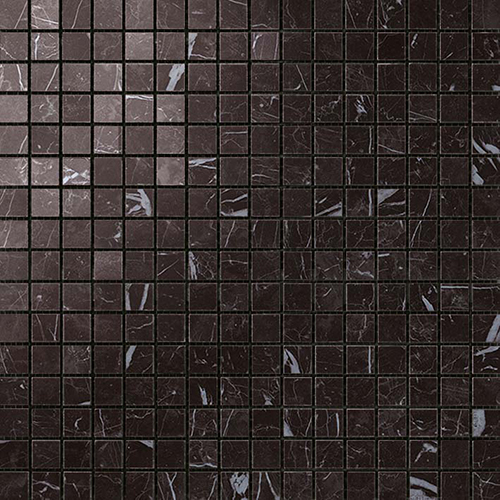 Керамогранит Мозаика MARVEL NERO MARQUINA MOSAICO LAPP.,  9мм, 30x30 (AS3U) / коллекция Marvel Stone Porcelain / производитель Atlas Concorde Italy / страна Италия
