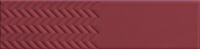 Керамическая плитка 4101160 Плитка BISCUIT WAVES BORDEAUX 5x20 см / коллекция BISCUIT 41ZERO42 / производитель 41ZERO42 / страна 