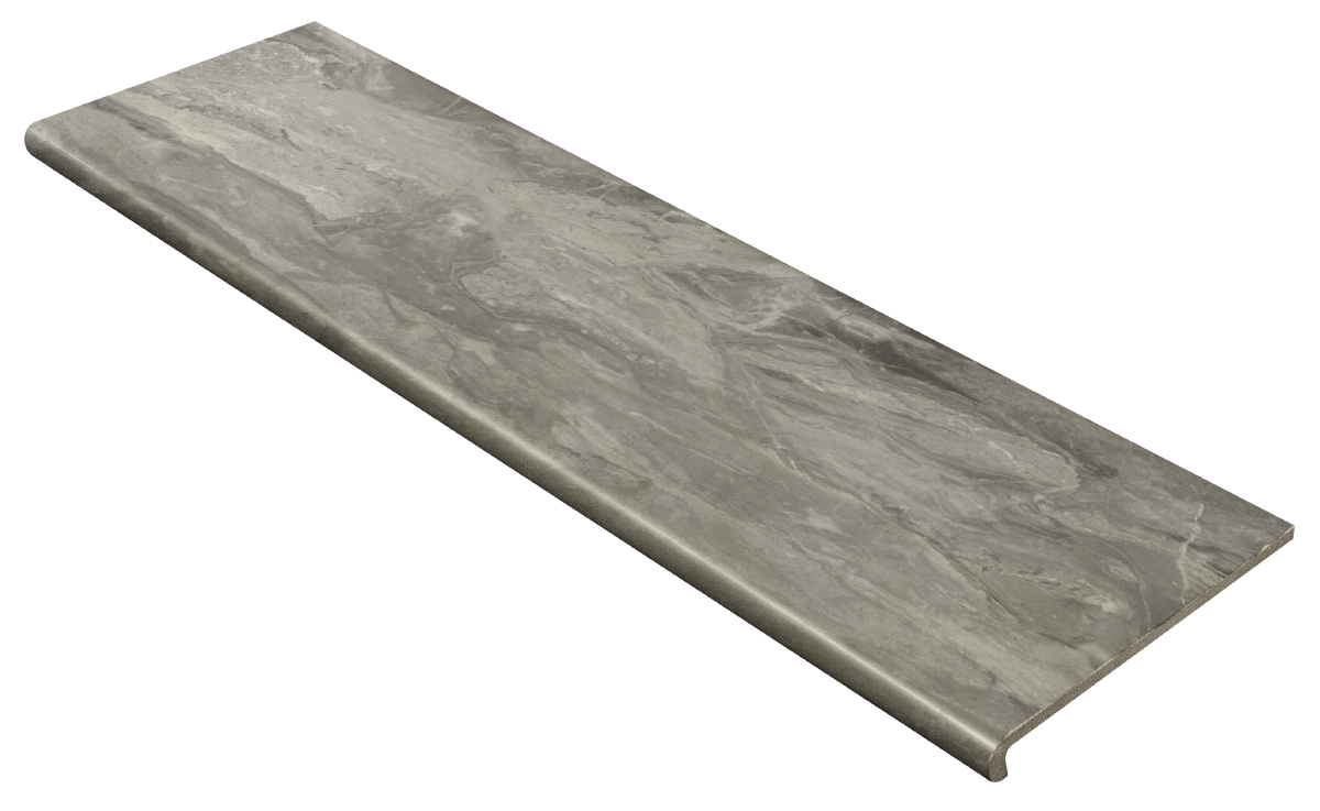 Керамогранит Ступень фронтальная Orobico Fior. C1 Grigio 33*120 / коллекция Orobico APE / производитель APE Ceramica / страна Испания