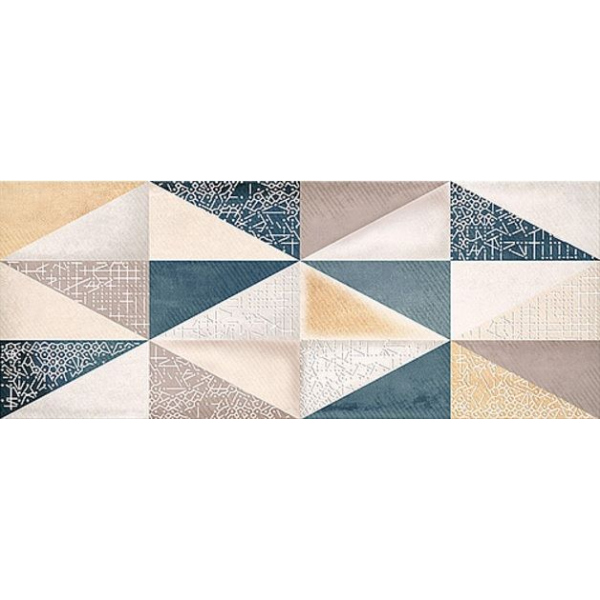 Керамогранит ECLIPSE INDIGO MIX 20,1х50,5 (13шт) декор / коллекция ECLIPSE 20,1х50,5 / производитель AZORI / страна Россия