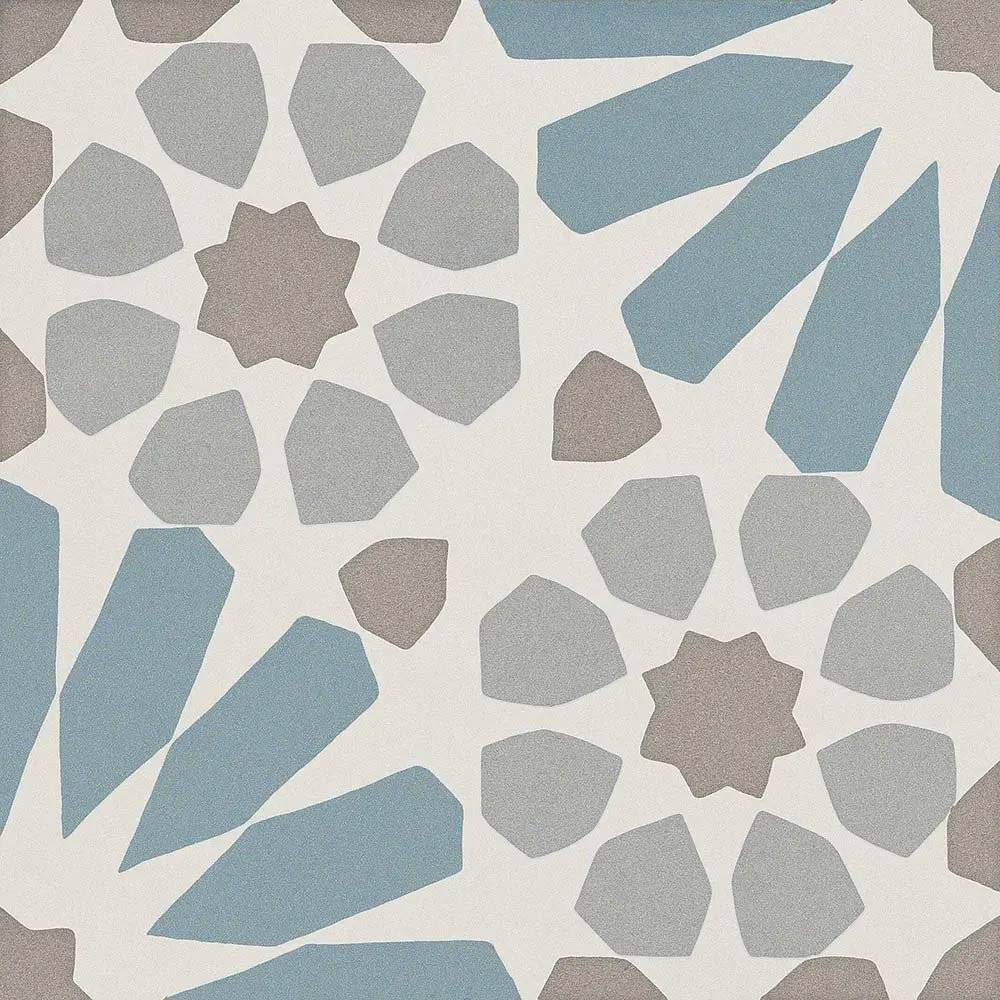 Керамогранит ETNIC B LIGHT BLUE 20x20 / коллекция DECO ANTHOLOGY Elios Ceramica / производитель Elios Ceramica / страна Италия