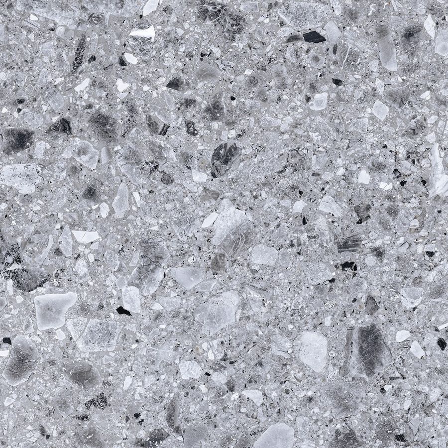 Керамическая плитка Керамогранит Terrazzo Light Grey Matt. 60x60 / коллекция TERRAZZO / производитель KERRANOVA / страна Россия