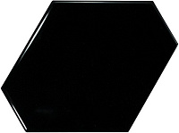 23833 Плитка SCALE BENZENE BLACK 10,8x12,4 см