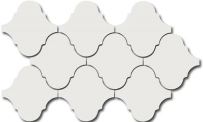 Керамическая плитка 21926 Мозаика SCALE ALHAMBRA MOSAIC WHITE MATT 27x43 см / коллекция SCALE ALHAMBRA Equipe / производитель EQUIPE CERAMICAS / страна Испания