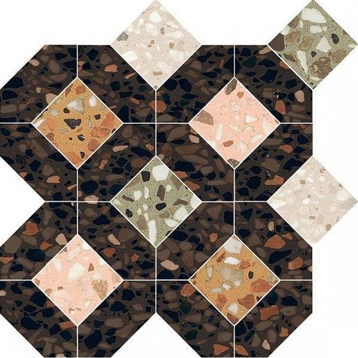 Мозаика 4101289 Мозаика CHICCO QUADRA MOSAIC DARK 33,7x33,7 см / коллекция CHICCO / производитель 41ZERO42 / страна Италия