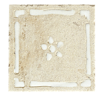 Керамическая плитка Вставка HGT-10 A White 15*15 / коллекция Galestro/HGT / производитель DEL CONCA / страна Италия