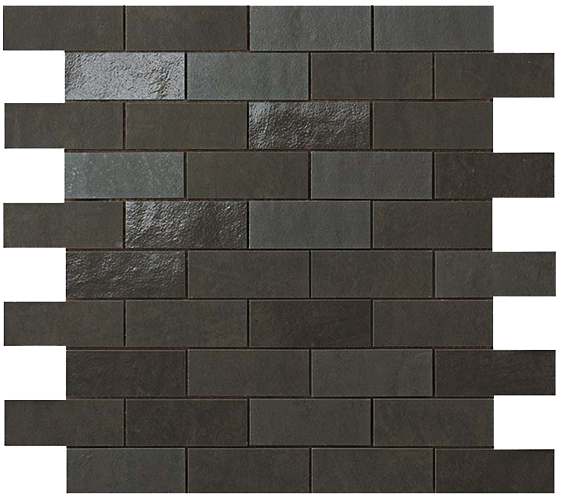 Керамогранит Мозаика EWALL MOKA MINIBRICK,  8.5мм, 30.5x30.5 (9EMM) / коллекция EWALL / производитель Atlas Concorde Italy / страна Италия