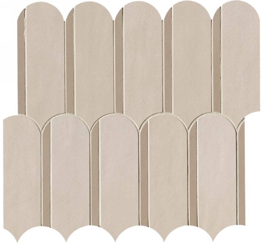 Керамическая плитка Керамогранит Milano Mood Sabbia&Biscotto Archs Mosaico 28.2x31 / коллекция MILANO MOOD / производитель Fap Ceramiche / страна Италия