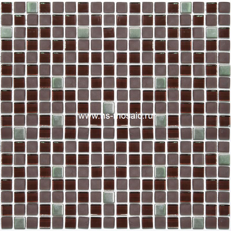Мозаика S-845 стекло метал (15*15*8)305*305 / коллекция EXCLUSIVE series / производитель NS-Mosaic / страна Китай