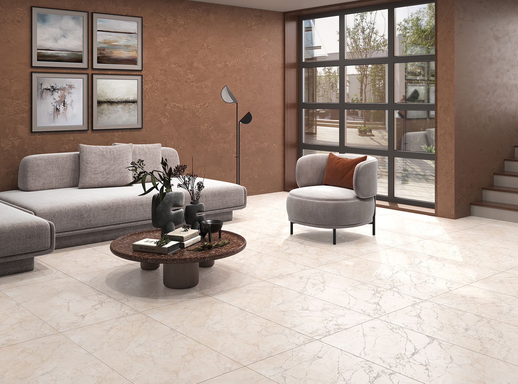 Керамогранит ARCTIC PEARL LAPPATO / коллекция arcadiaceramica / производитель Arcadia Ceramica / страна Индия