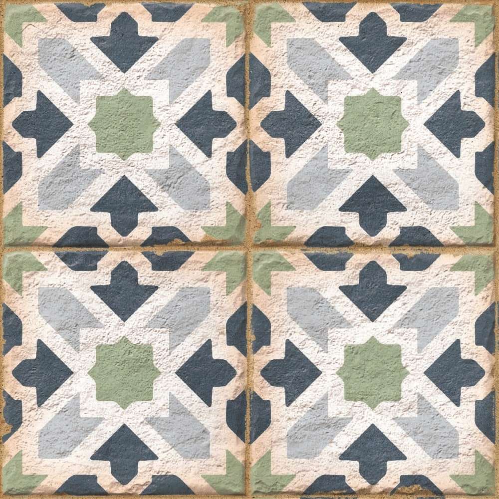 Керамогранит Morocco Cobalt 200х200х8 Matt, керамогранит ENNFACE / коллекция PATTERN Ennface / производитель Ennface / страна Индия