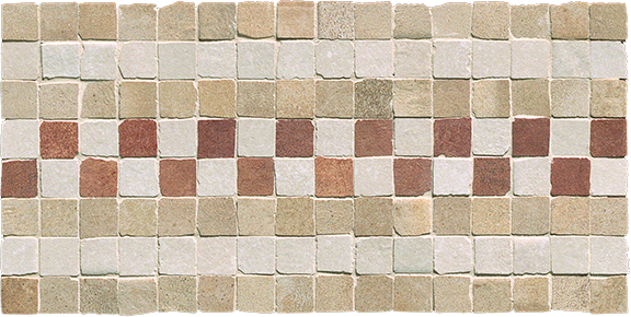 Керамогранит Мозаика DECO TERRA FASCIA MOSAICO,  8.5мм, 15x30 (fMVH) / коллекция Firenze Heritage / производитель Fap Ceramiche / страна Италия