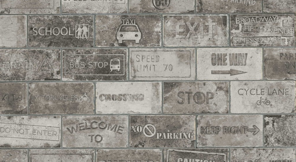 Керамогранит Керамическая плитка ROAD SIGNS MIX WALL STREET 10X20 / коллекция New York CIR / производитель CIR / страна Италия