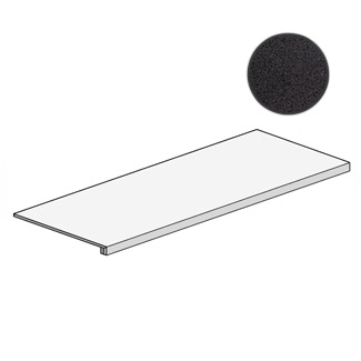 Керамическая плитка A0JA Ступень угловая BLAZE IRON SCALINO 37,5x150 см / коллекция BLAZE / производитель Atlas Concorde Italy / страна 