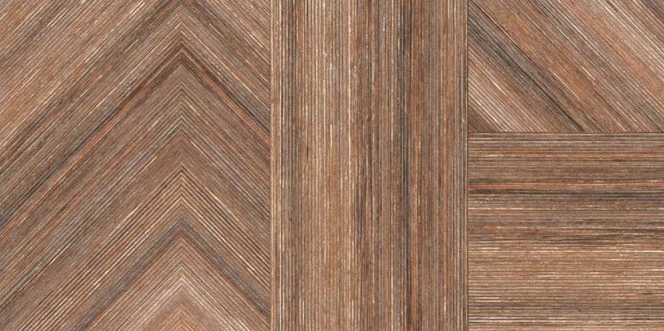 Керамогранит Керамогранит FORKED Wood Wenge Carving 60x120 / коллекция FORKED Wood ITC / производитель ITC / страна Индия